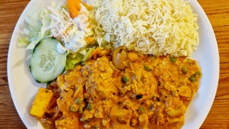 Panir en suero con especias (Panir Masala)