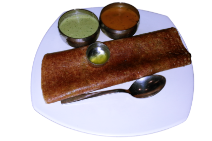 Crepes de harina integral (Āṭā Doṣā)