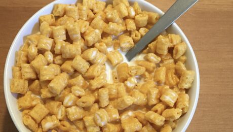 Cap'N Crunch – Sweetened Corn & Oat Cereal, with milk